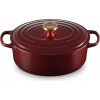 Le Creuset Kastról SIGNATURE 29 cm, 4,7 l, oválny, GARNET, liatina