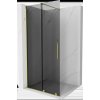 MEXEN/S - Velar Sprchová zástena posuvná Walk-in 120 x 200, grafit 8 mm, zlato 871-120-000-43-50 MEXEN/S - Velar Sprchová zástena posuvná Walk-in 120 x 200, grafit 8 mm, zlato 871-120-000-43-50