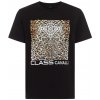 CAVALLI CLASS Cheetah Black tričko Veľkosť: XXL CAVALLI CLASS Cheetah Black tričko Veľkosť: XXL