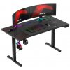Čierny elektrický stôl Huzaro Hero 8.7 RGB LED, HERO 8.7 RGB SKL3 Čierny elektrický stôl Huzaro Hero 8.7 RGB LED, HERO 8.7 RGB SKL3