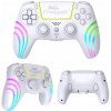 Bezdrôtový ovládač PS5 biely RGB s funkciou Turbo, programovateľné tlačidlá Bezdrôtový ovládač PS5 biely RGB s funkciou Turbo, programovateľné tlačidlá