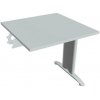 Rokovací stôl Flex, 80x75,5x80 cm, sivý/kov Rokovací stôl Flex, 80x75,5x80 cm, sivý/kov