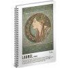 Alfons Mucha Špirálový blok 60 listov A5 Alfons Mucha Špirálový blok 60 listov A5