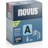 Spony Novus A, délka 6 mm, 5.000 ks Spony Novus A, délka 6 mm, 5.000 ks