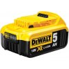 Zásuvný akumulátor 18 V XR Li-Ion 5,0 Ah, DeWalt DCB184 Zásuvný akumulátor 18 V XR Li-Ion 5,0 Ah, DeWalt DCB184