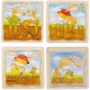 Goki viacvrstvové puzzle zeleninový záhon Goki viacvrstvové puzzle zeleninový záhon