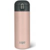 Zopa Termoska na tekutiny so silikónovým držiakom 400 ml Candy pink