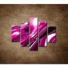 3D fialová abstrakcia - 5dielny 100x80cm 3D fialová abstrakcia - 5dielny 100x80cm