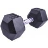 Profi šesťhranná pogumovaná činka Sportago Hexagon 10 kg Profi šesťhranná pogumovaná činka Sportago Hexagon 10 kg