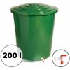 Sud na vodu 200 l s ventilom a vekom zelený UH KLC Sud na vodu 200 l s ventilom a vekom zelený UH KLC