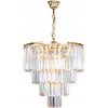 Zuma Line | Zuma Line 17106/4+1-GLD - Krištáľový luster na reťazi AMEDEO 5xE14/40W/230V | ZL0013 Zuma Line | Zuma Line 17106/4+1-GLD - Krištáľový luster na reťazi AMEDEO 5xE14/40W/230V | ZL0013