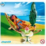 Playmobil žena v hojdacej sieti