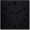 Sklenené hodiny štvorec Čierna tabuľa 30x30 cm Sklenené hodiny štvorec Čierna tabuľa 30x30 cm