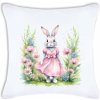 Obliečka na vankúš - ZAJAČICA h 40x40 cm Obliečka na vankúš - ZAJAČICA h 40x40 cm