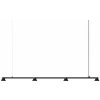 Normann Copenhagen Lineárna závesná lampa Hat, veľká – čierna Normann Copenhagen Lineárna závesná lampa Hat, veľká – čierna