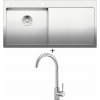 Blanco CLARON 5 S-IF nerez hodvábny lesk s excentrom PushControl 521626 + Deante LIMA BBM F62M nerezová oceľ Blanco CLARON 5 S-IF nerez hodvábny lesk s excentrom PushControl 521626 + Deante LIMA BBM F62M nerezová oceľ