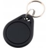 RFID kľúčenka 13.56 MHz - čip Classic 1K, vodeodolná Čierna RFID kľúčenka 13.56 MHz - čip Classic 1K, vodeodolná Čierna