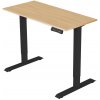 Delso Výškovo nastaviteľný stôl ADJUSTER PRO 60 x 140 cm dub vicenza / čierna