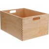 Zeller Skladovací box L 40 x 30 x 21 cm buk