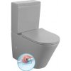 PACO kombi WC, Rimless, spodný/zadný odpad, sivá mat PACO kombi WC, Rimless, spodný/zadný odpad, sivá mat
