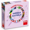 Dino Cestovná hra Poznaj vlajky - Amerika a Austrália Dino Cestovná hra Poznaj vlajky - Amerika a Austrália