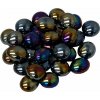 Chessex Skleněné žetony Gaming Glass Stones Iridized Opal Black Chessex Skleněné žetony Gaming Glass Stones Iridized Opal Black