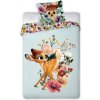 FARO Bavlnené obliečky do postieľky srnček Bambi Flower 100x135 FARO Bavlnené obliečky do postieľky srnček Bambi Flower 100x135