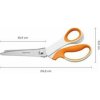 Nožnice, cikcak, 24,2 cm, FISKARS Nožnice, cikcak, 24,2 cm, FISKARS