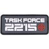 Gumová nášivka Task Force 2215 Target - sivá Gumová nášivka Task Force 2215 Target - sivá