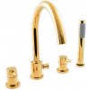 Gamma Roy, 4-otvorová vaňová batéria, zlatá lesklá, GMA-BRYW4O-GD Gamma Roy, 4-otvorová vaňová batéria, zlatá lesklá, GMA-BRYW4O-GD