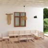 vidaXL 10-dielna záhradná sedacia súprava, borovicový masív vidaXL 10-dielna záhradná sedacia súprava, borovicový masív