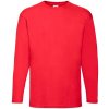 Valueweight Men's Red Long Sleeve T-shirt Fruit of the Loom červená S Fruit of the Loom 5904882090317 Valueweight Men's Red Long Sleeve T-shirt Fruit of the Loom červená S Fruit of the Loom 5904882090317