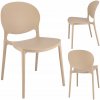 Záhradná stolička Jumi plast béžová Záhradná stolička Jumi plast béžová