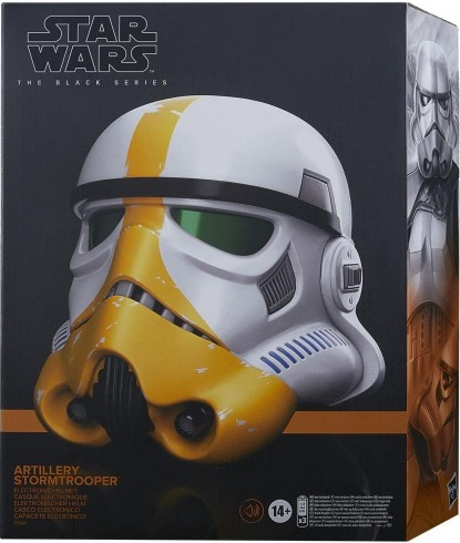 Hasbro Star Wars Black Series – elektronická helma Artillery Stormtrooper
