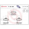 Sada brzdových platničiek kotúčovej brzdy BREMBO P 30 045