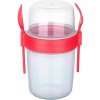 ADH Pohár na jogurt+lyžička 600 ml