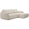 Wilsondo Rohová rozkladacia sedačka Lossa - krémová Strana: Pravá Wilsondo Rohová rozkladacia sedačka Lossa - krémová Strana: Pravá
