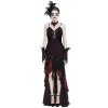 šaty DEVIL FASHION Red Gothic Čierna šaty DEVIL FASHION Red Gothic Čierna