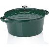 KELA Pekáč litinový s poklicí Calido kulatý smaragdově zelená 26x12 cm 4,6l KL-12901 KELA Pekáč litinový s poklicí Calido kulatý smaragdově zelená 26x12 cm 4,6l KL-12901
