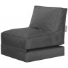 Magma - Heimtex Magma Heimtex Beanbag SCUBA TWIST, sivá Magma - Heimtex Magma Heimtex Beanbag SCUBA TWIST, sivá