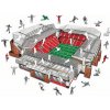 Fan-shop Dřevěné LIVERPOOL FC Anfield 500 dielov Fan-shop Dřevěné LIVERPOOL FC Anfield 500 dielov