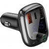 Bluetooth transmitter / nabíjačka do auta Baseus S-13 Black