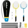 Rebel ACTIVE SmashSet | Prenosná bedmintonová súprava so sieťkou a raketami Rebel ACTIVE SmashSet | Prenosná bedmintonová súprava so sieťkou a raketami