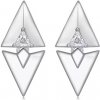 For Silver Geometrické trojuholníkové náušnice so zirkónom - Striebro 925 For Silver Geometrické trojuholníkové náušnice so zirkónom - Striebro 925