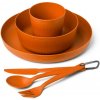 Jedálenský set Sea to Summit Camp Dinnerware Set - 6 pcs Farba: oranžová Jedálenský set Sea to Summit Camp Dinnerware Set - 6 pcs Farba: oranžová