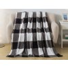 XPOSE® Mikroplyšová deka KÁRO s baránkom - sivá 200x220 cm, Mikroplyš s baránkom XPOSE® Mikroplyšová deka KÁRO s baránkom - sivá 200x220 cm, Mikroplyš s baránkom