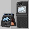 Púzdro GKK MAGNETIC LEATHER Plastové Motorola Razr 2022 5G CARBON