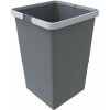 Elletipi Plastový kôš s rukoväťami MEDIUM, 12 L, sivý, 34 × 22,5 × 22,5 cm Elletipi Plastový kôš s rukoväťami MEDIUM, 12 L, sivý, 34 × 22,5 × 22,5 cm