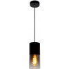 Lucide ZINO Pendant E27/60W Satin Black / Smoke Glass 74410/01/65 Lucide ZINO Pendant E27/60W Satin Black / Smoke Glass 74410/01/65