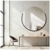 Alfaram Okrúhle modernistické zrkadlo v MDF ráme - TERA 84385 Alfaram Okrúhle modernistické zrkadlo v MDF ráme - TERA 84385